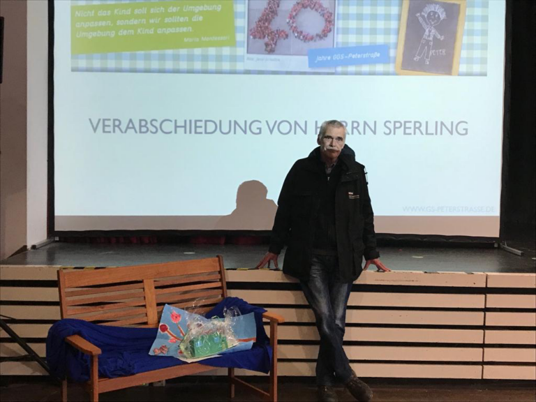 Verabschiedung von Herrn Sperling